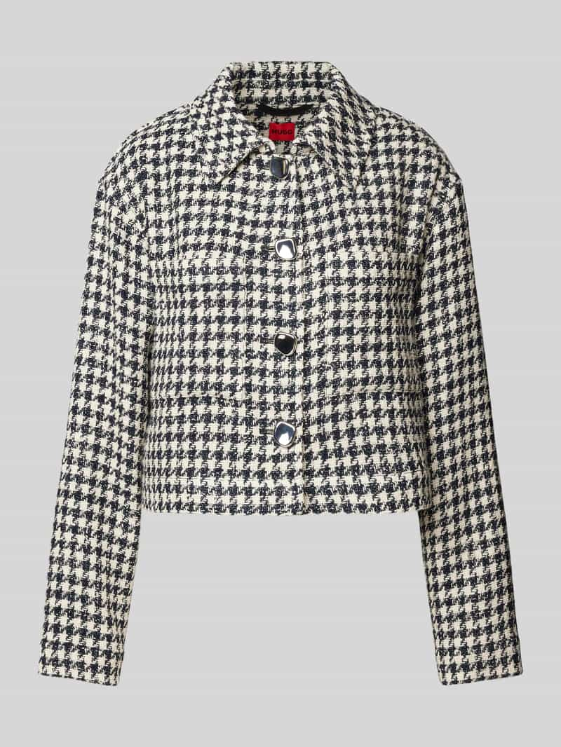 HUGO Blazer met pied-de-poule-motief model 'Aroma'