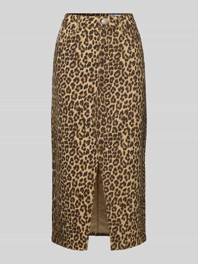 Vero Moda Straight fit jeansrok van katoenmix model 'VERI'