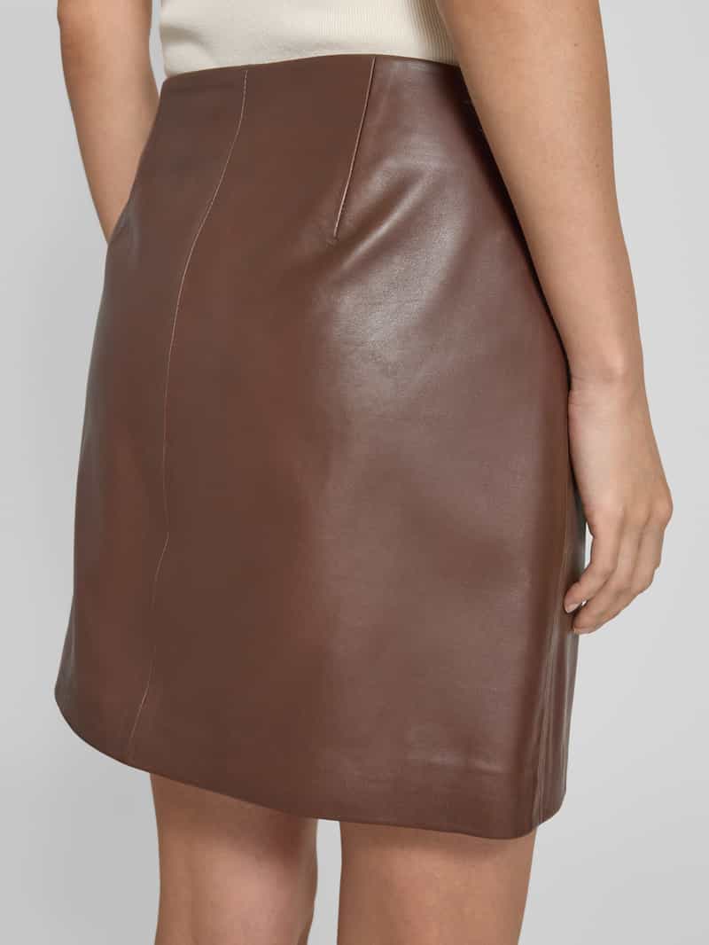 Lauren Ralph Lauren Kokerrok van lamsleer model 'LIDDLE'