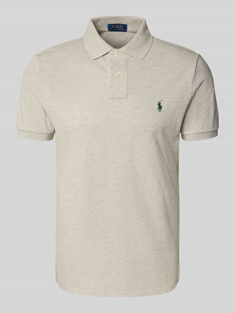 Polo Ralph Lauren Custom slim fit poloshirt met labelstitching