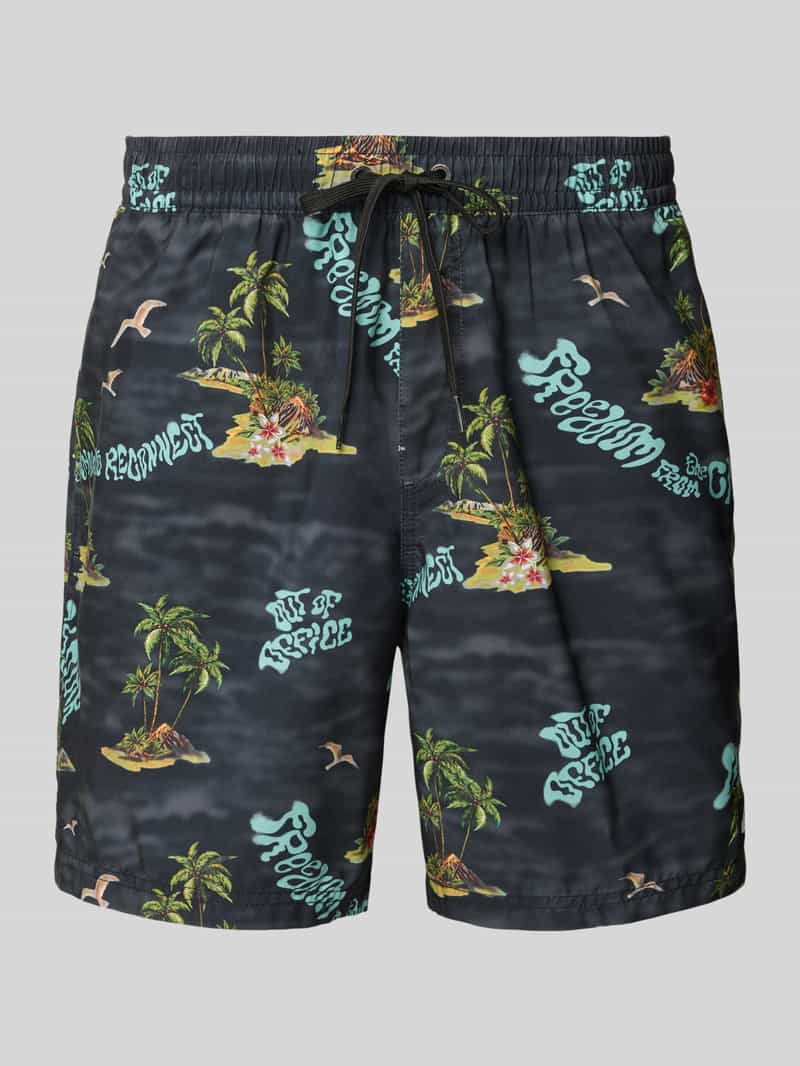 Quiksilver Zwembroek met tunnelkoord