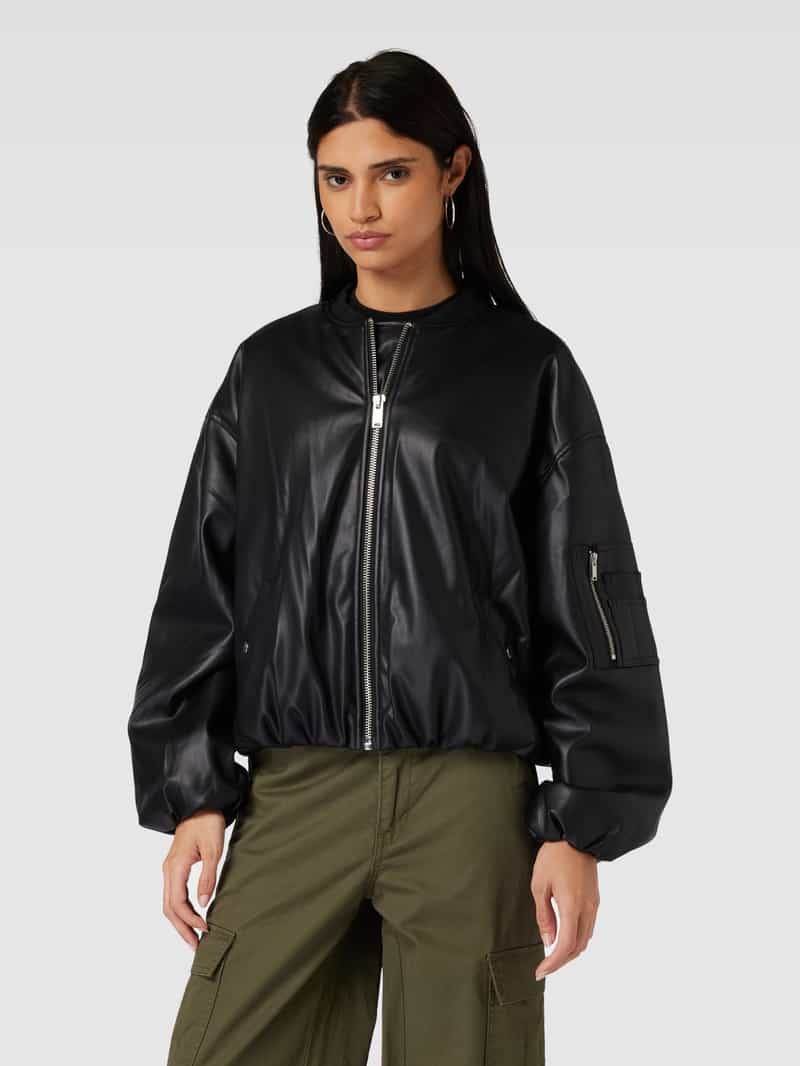 Jas in leerlook WITHBLACK