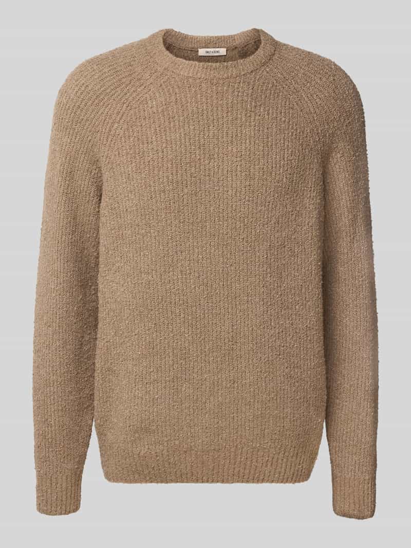 Only & Sons Relaxed fit gebreide pullover van katoenmix model 'DALE LIFE'