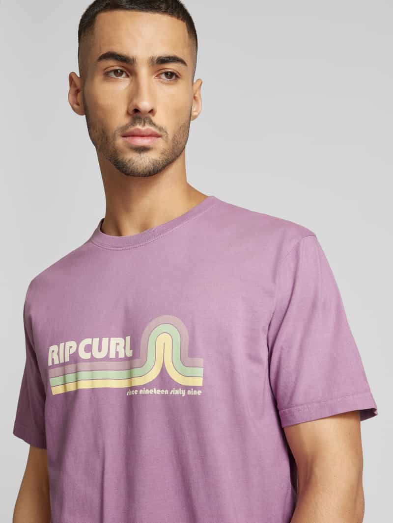Rip Curl T-shirt met labelprint model 'MUMMA'