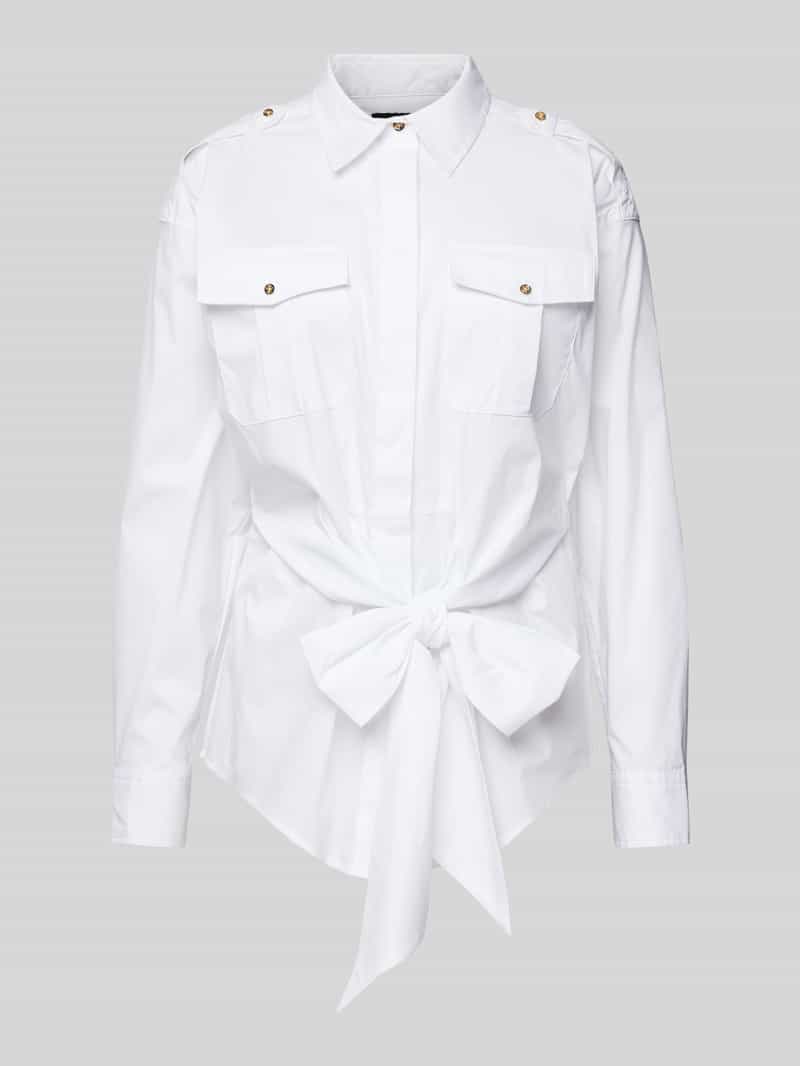 Lauren Ralph Lauren Overhemdblouse met blinde knoopsluiting model 'GIONINA'