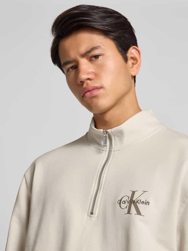 Calvin Klein Jeans Sweatshirt met opstaande kraag