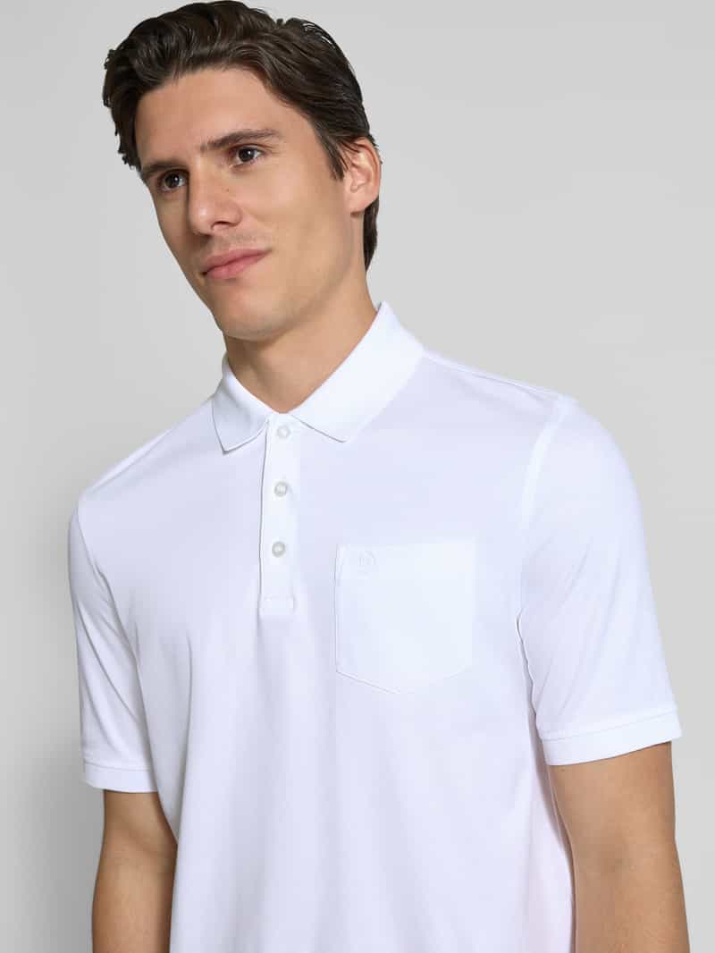 Bugatti Poloshirt met borstzak