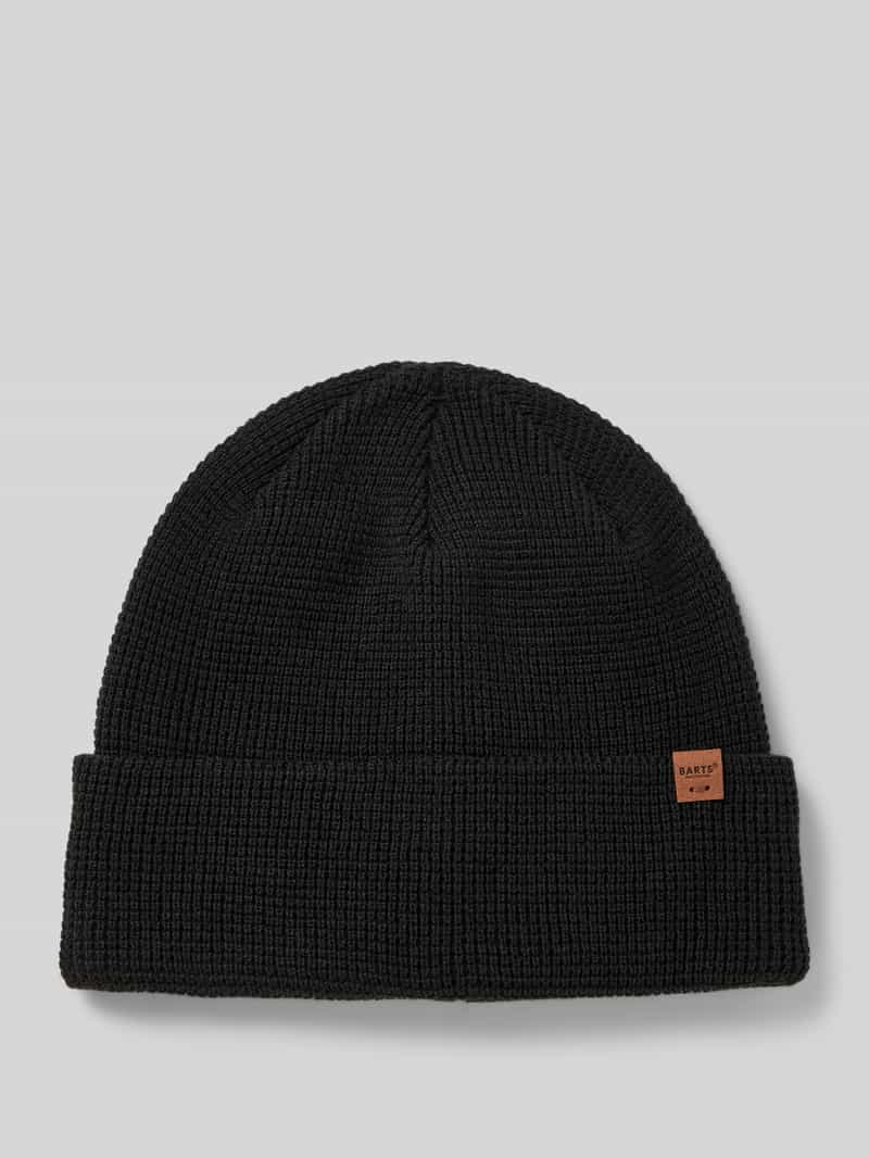 Barts Beanie met labeldetail