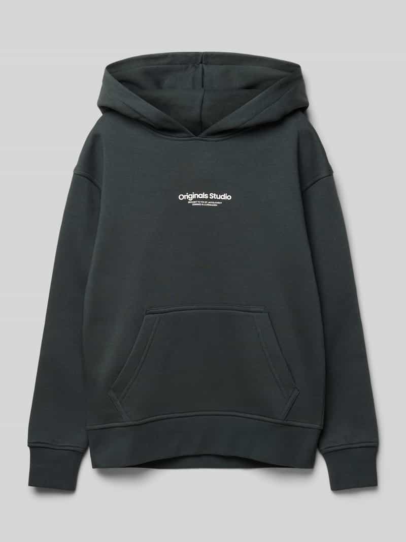 jack & jones Loose fit hoodie met kangoeroezak