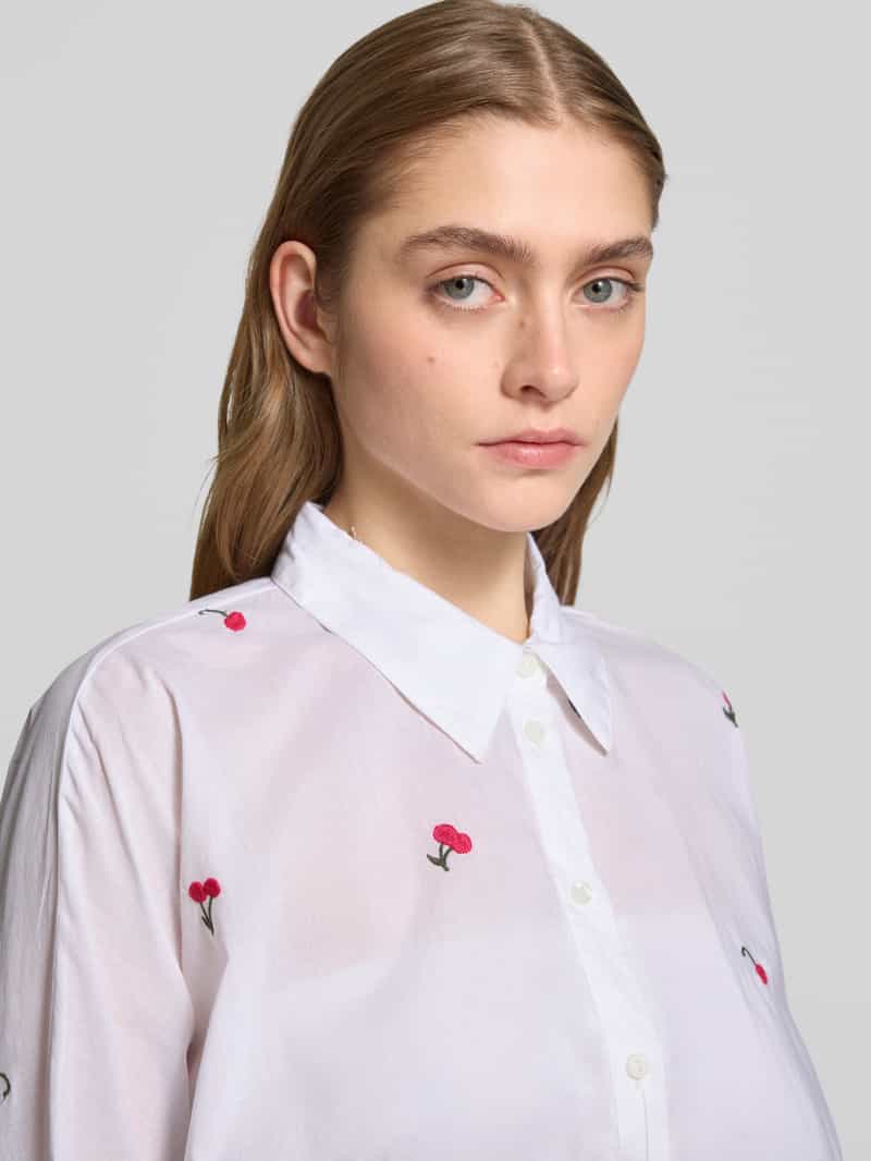 Only Boxy fit overhemdblouse van puur katoen model 'NEW LINA GRACE'