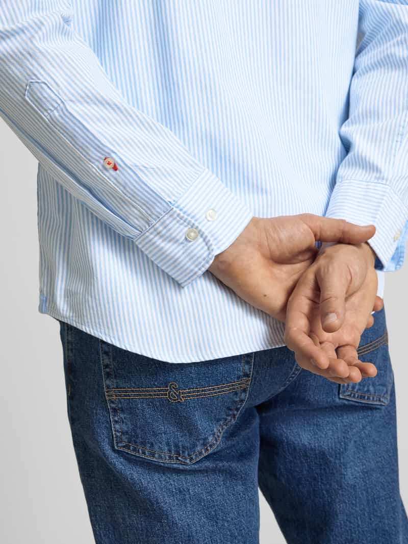 Christian Berg Men Vrijetijdsoverhemd met knoopsluiting