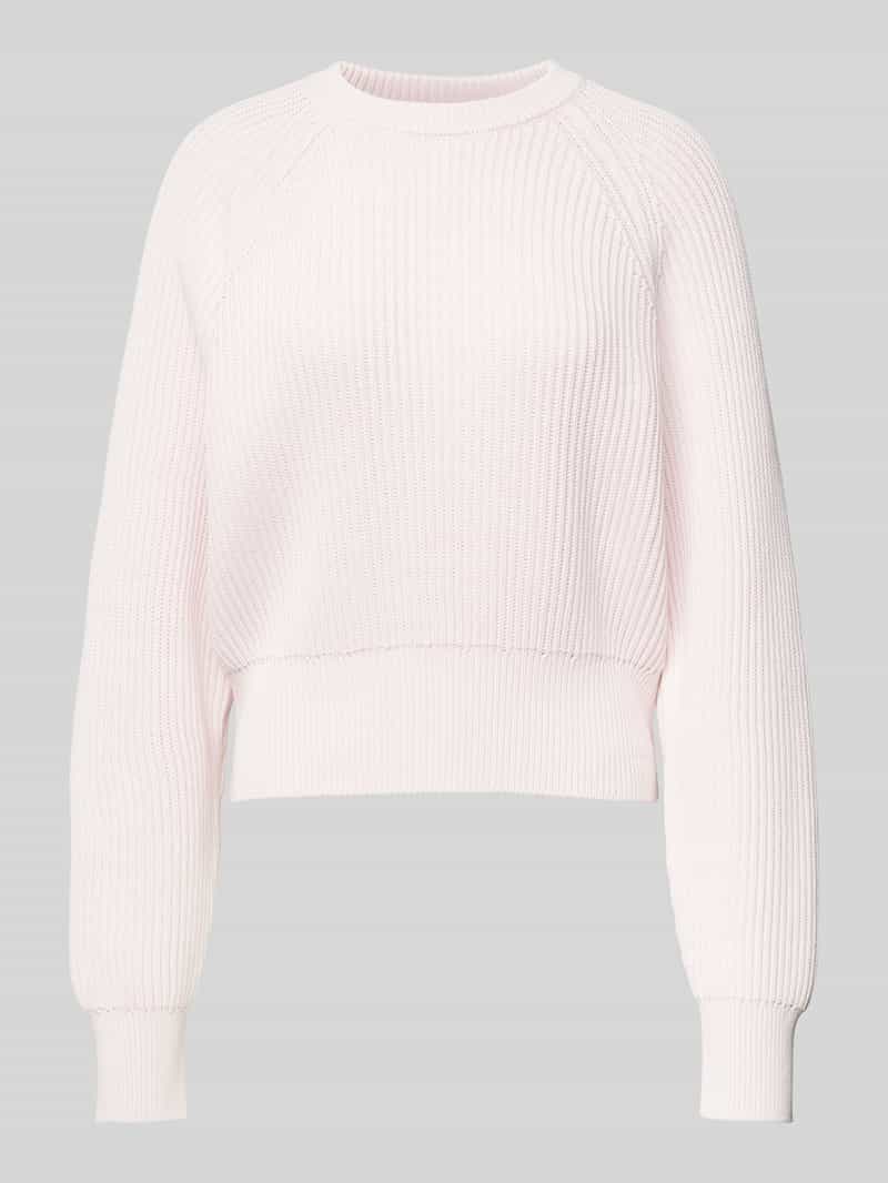 Hugo Blue Gebreide pullover met raglanmouwen model 'Sliper'