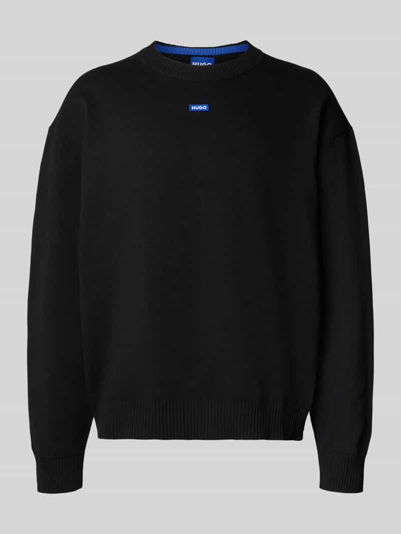 OTTO HUGO Blue Trui met ronde hals San Casey