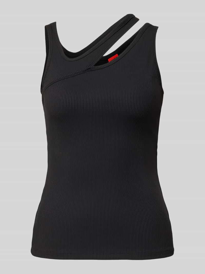 HUGO Tanktop met asymmetrische bandjes model 'Datrus'