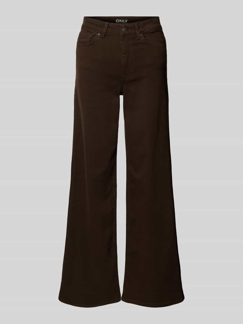 Wide leg jeans van katoenmix model 'MADISON BLUSH'