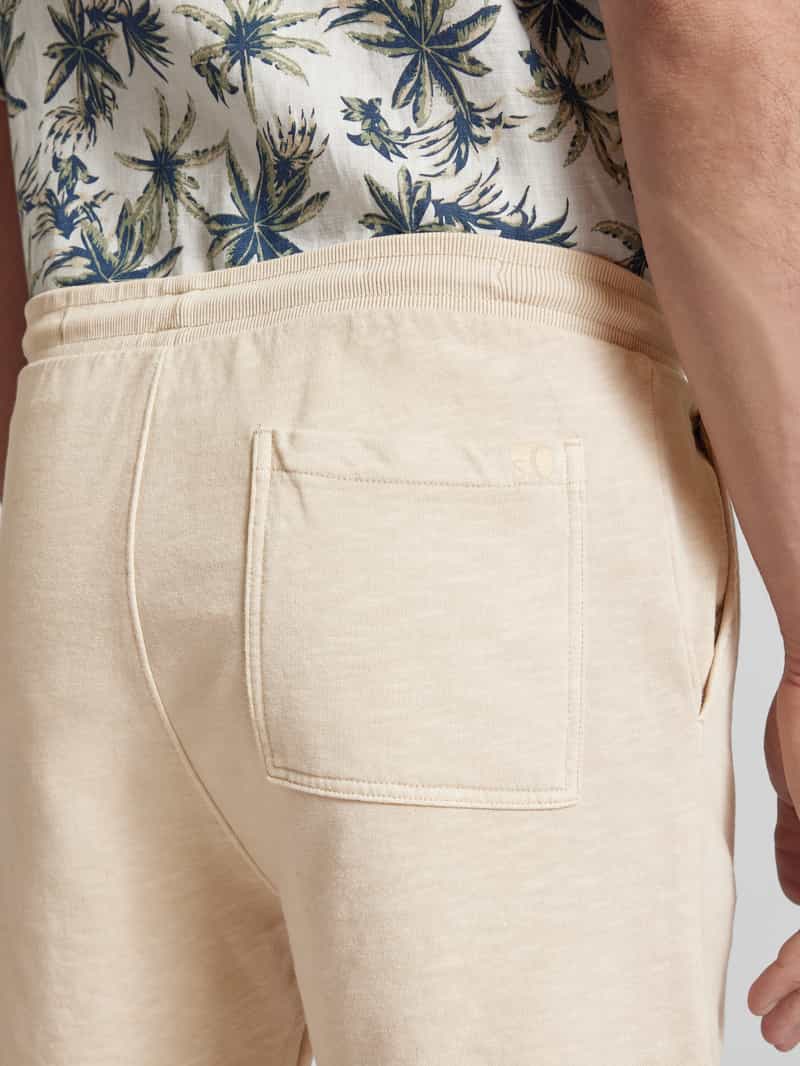 s.Oliver RED LABEL Regular fit bermuda in gemêleerde look