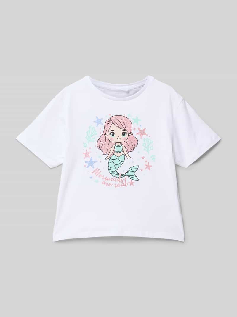 name it T-shirt met motiefprint