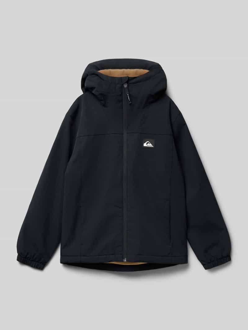 Quiksilver Regular fit jack met logopatch model 'Overcast'