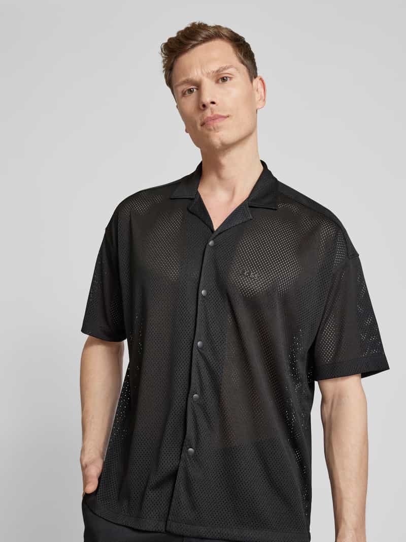 BOSS Green Relaxed fit vrijetijdsoverhemd met reverskraag model 'Balbero'