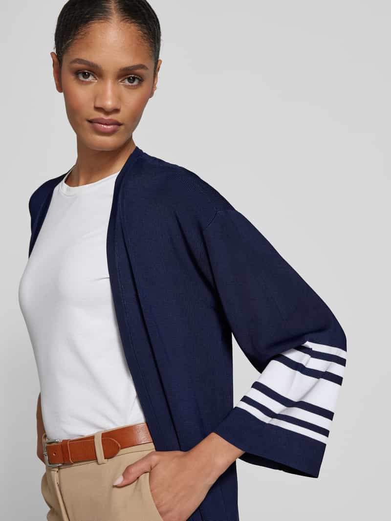 Lauren Ralph Lauren Lange cardigan met ribboord model 'JABRET'