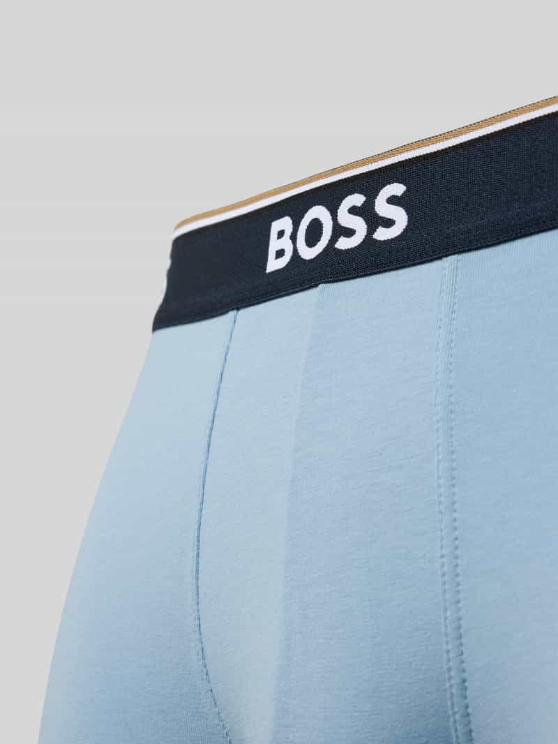 Boss Regular fit boxershort van een mix van katoen en elastaan in een set van 3 stuks