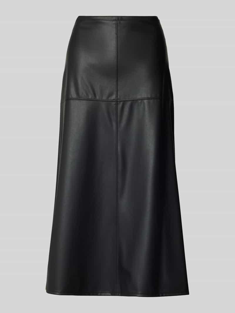 MaxMara Leisure Midirok in leerlook, model 'SCILLI'