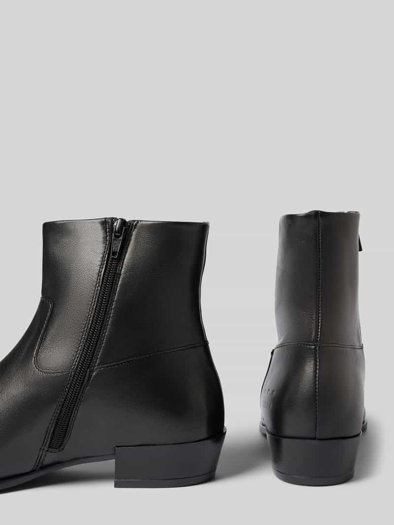 Copenhagen Laarsjes van leer met ritssluiting