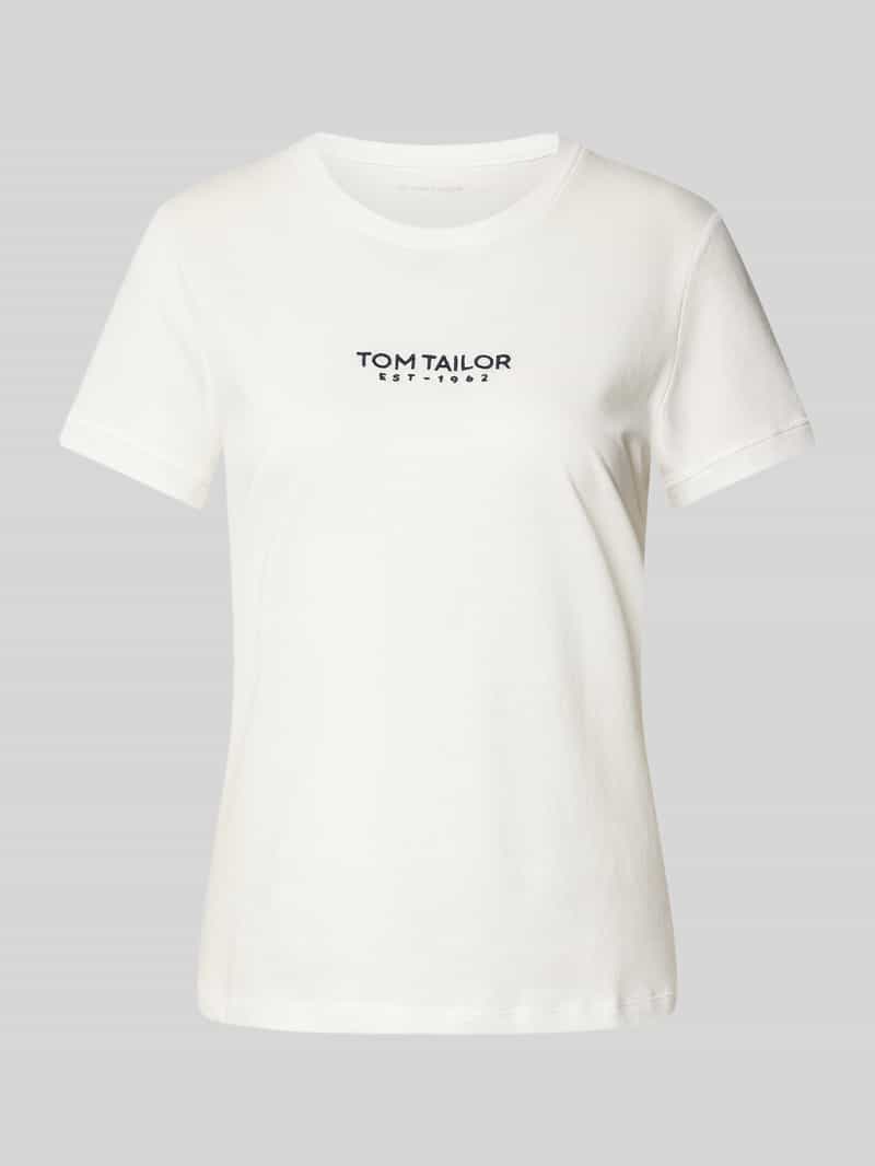 Tom Tailor Regular fit T-shirt van puur biologisch katoen