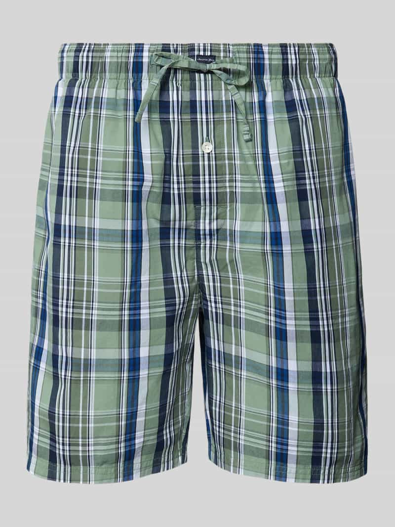 regular fit korte pyjamabroek met logopatch