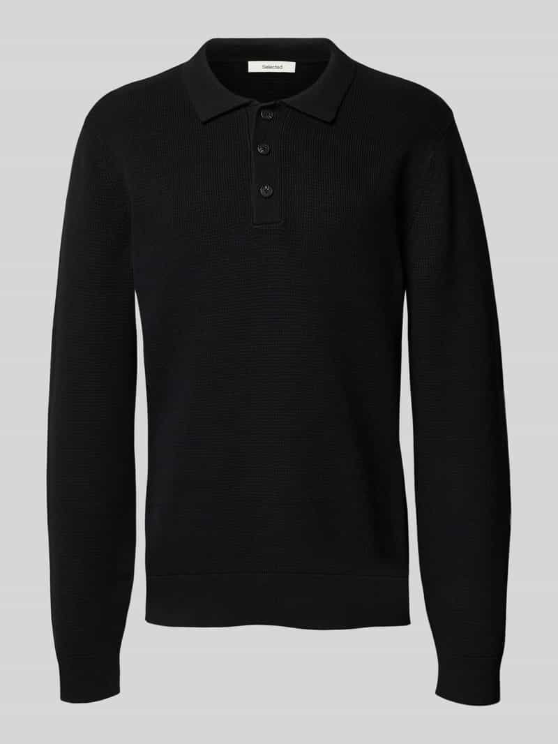 Selected Homme Regular fit gebreide pullover van puur katoen model 'DANE'