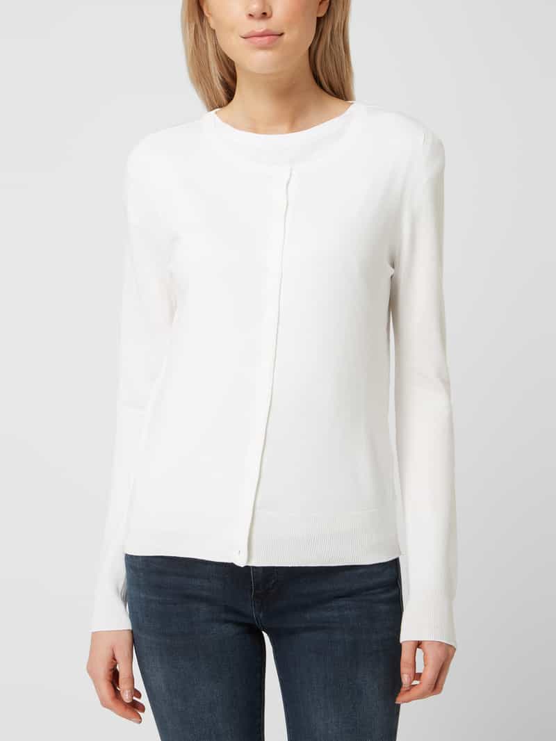 Gebreide cardigan met ronde hals Fransa