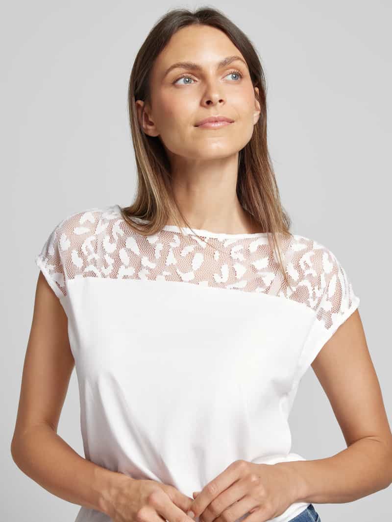Zero T-shirt met kant