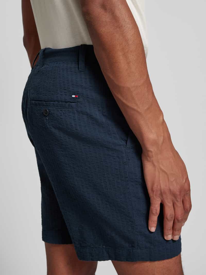 Tommy Hilfiger Regular fit korte broek van katoenmix model 'MERCER'