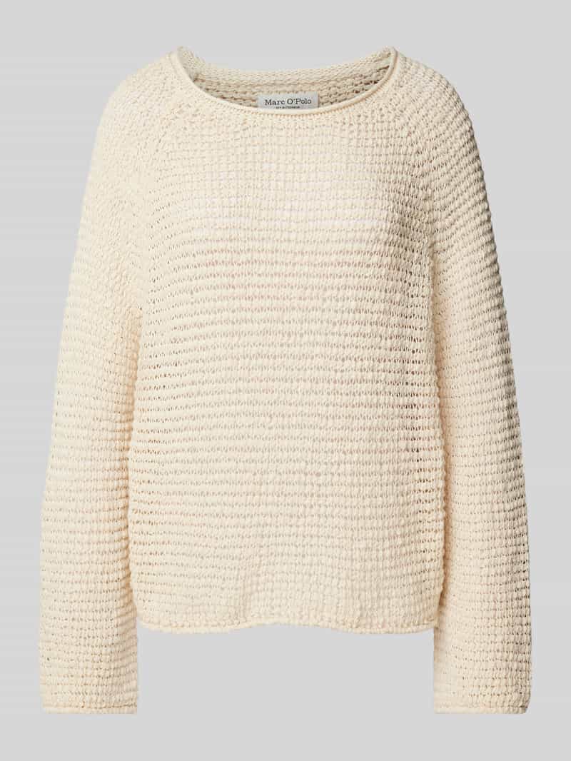 Marc O'Polo Oversized pullover van zacht katoen met structuureffect