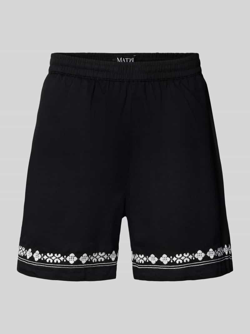 Review X MATW korte broek met stitching en elastische band