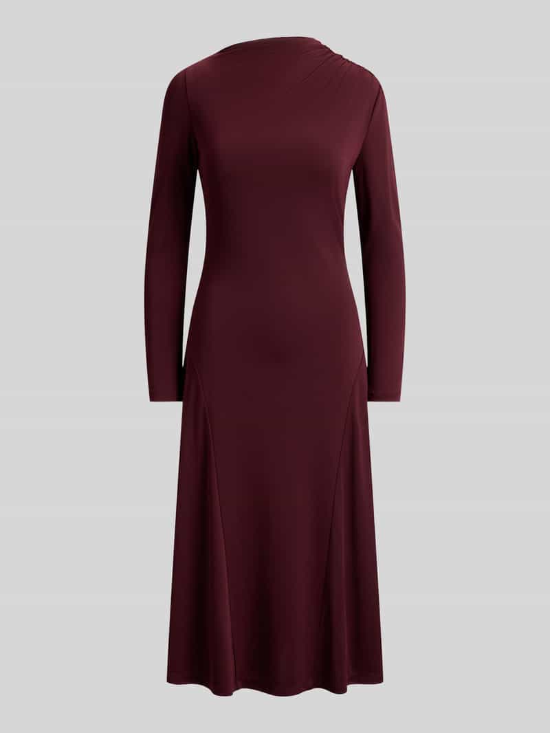 Lauren Ralph Lauren fit and flare vrijetijdsjurk met lange mouwen