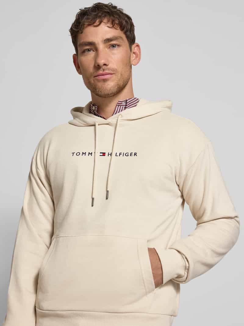 Tommy Hilfiger Regular fit hoodie van katoenmix