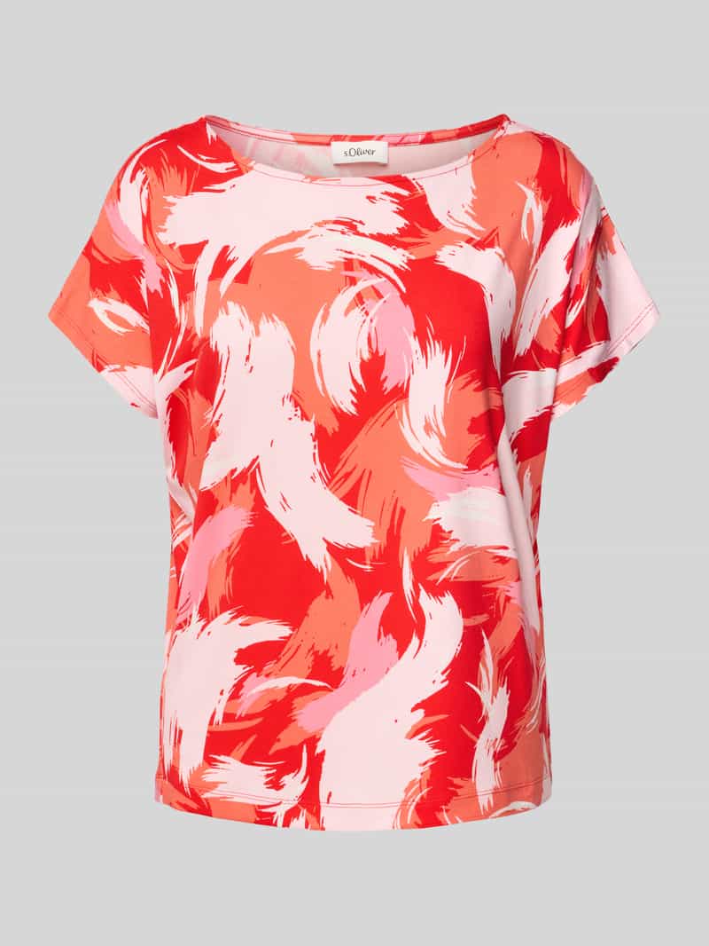 s.Oliver RED LABEL Relaxed fit T-shirt van viscosemix