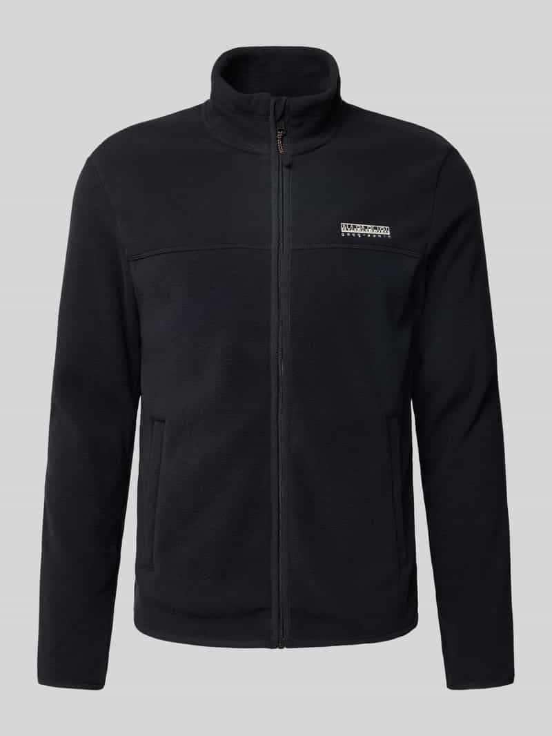 Napapijri Sweatjack met labelprint