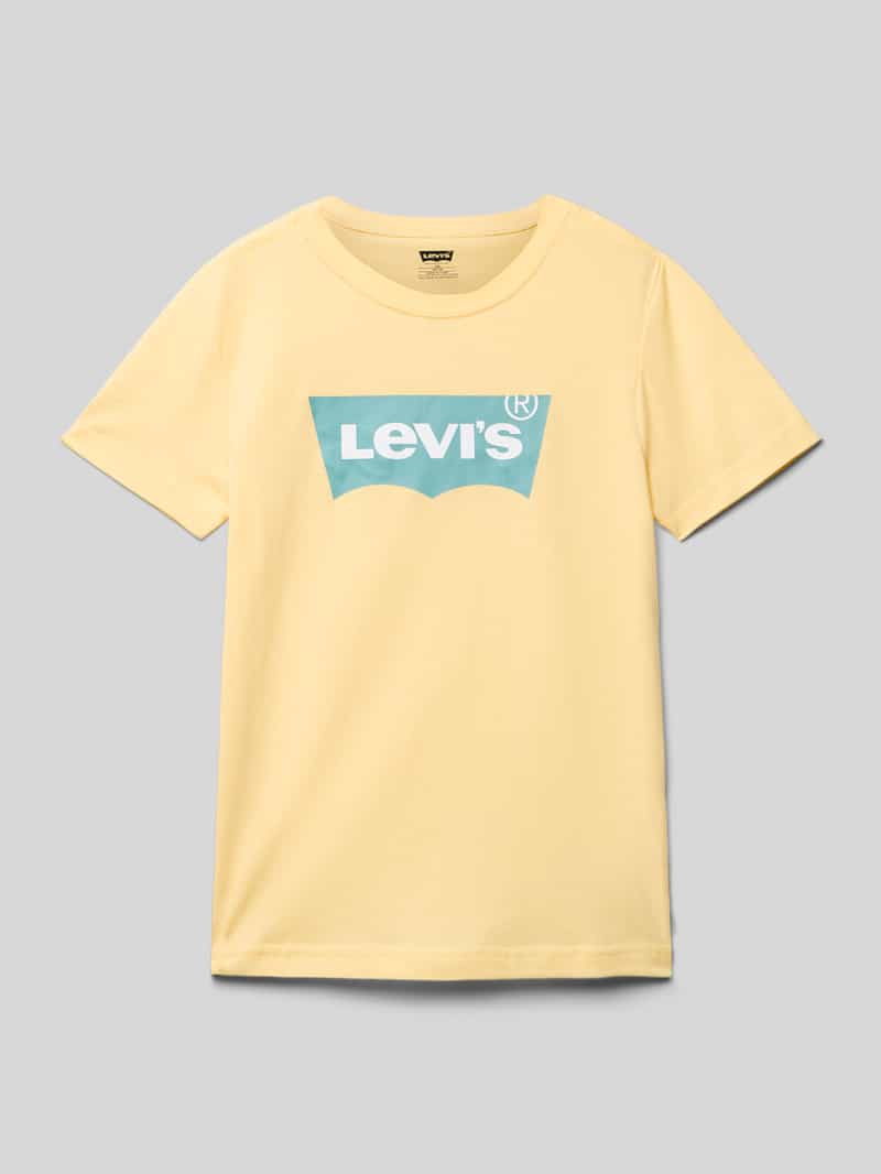 Levi s Kids T-shirt met labelprint