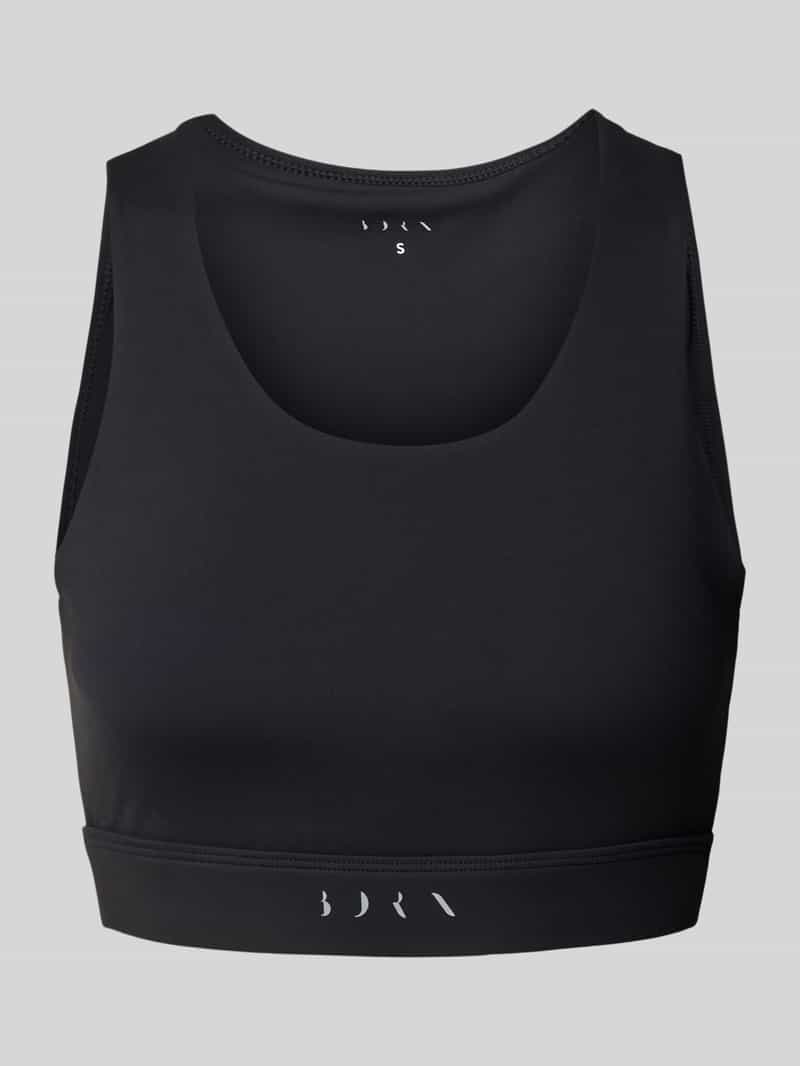 BORN LIVING YOGA Bustier met labelprint model 'Nara'