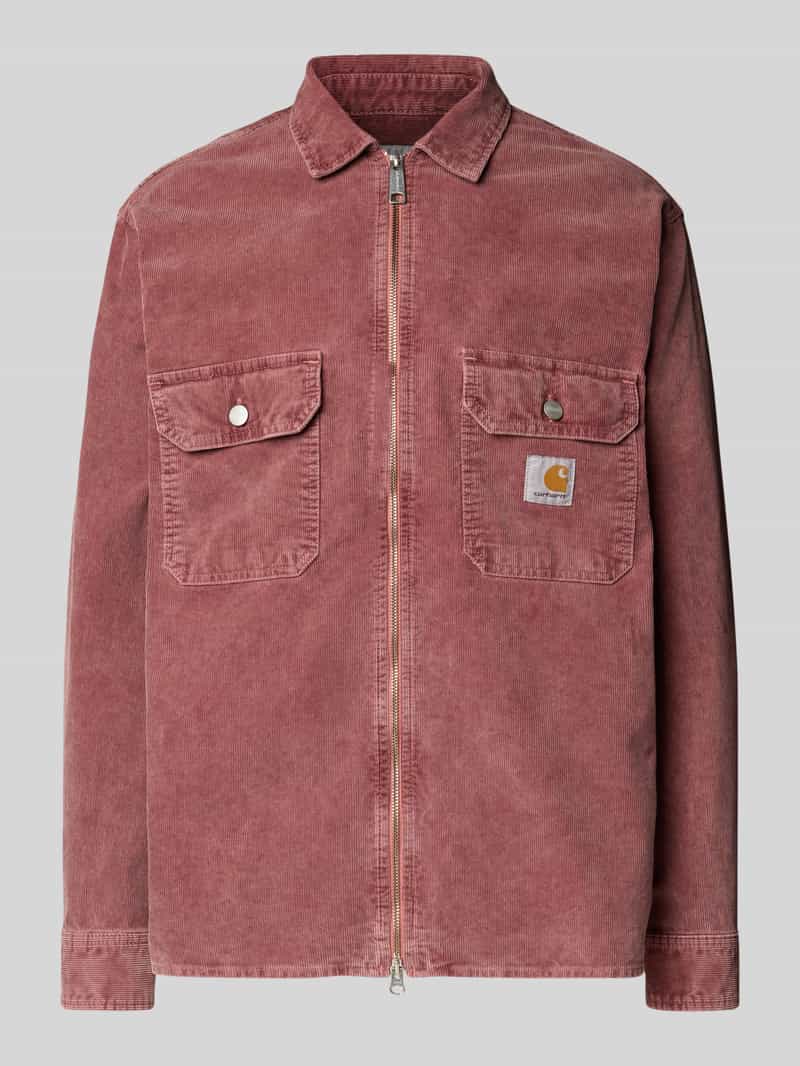 Carhartt Work In Progress Corduroy jack met tweewegsritssluiting model 'REYNOLD'
