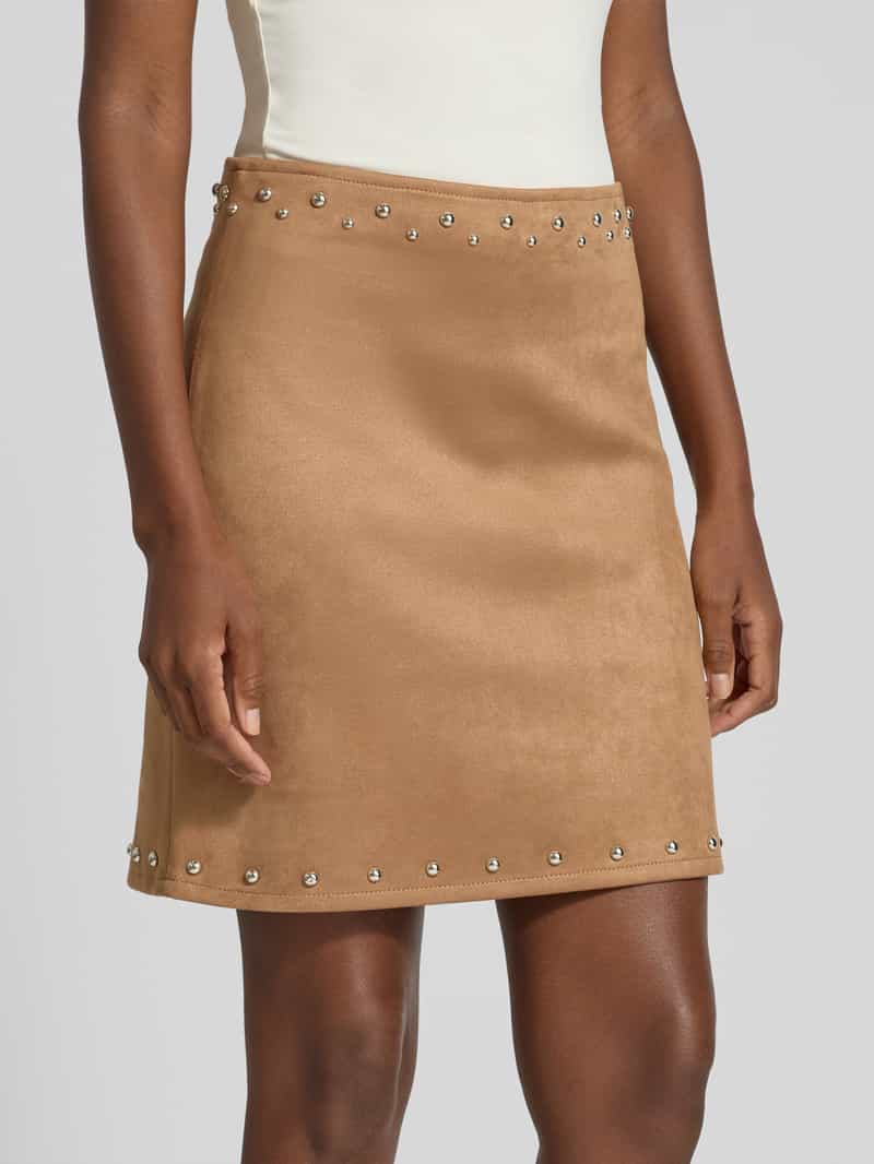 Zero Minirok met strass-steentjes