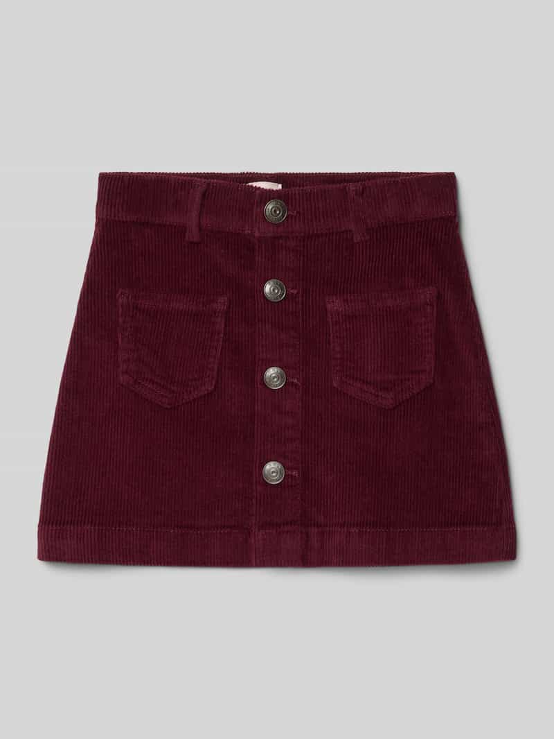 Only Uitlopende minirok van katoenmix model 'AMAZING'