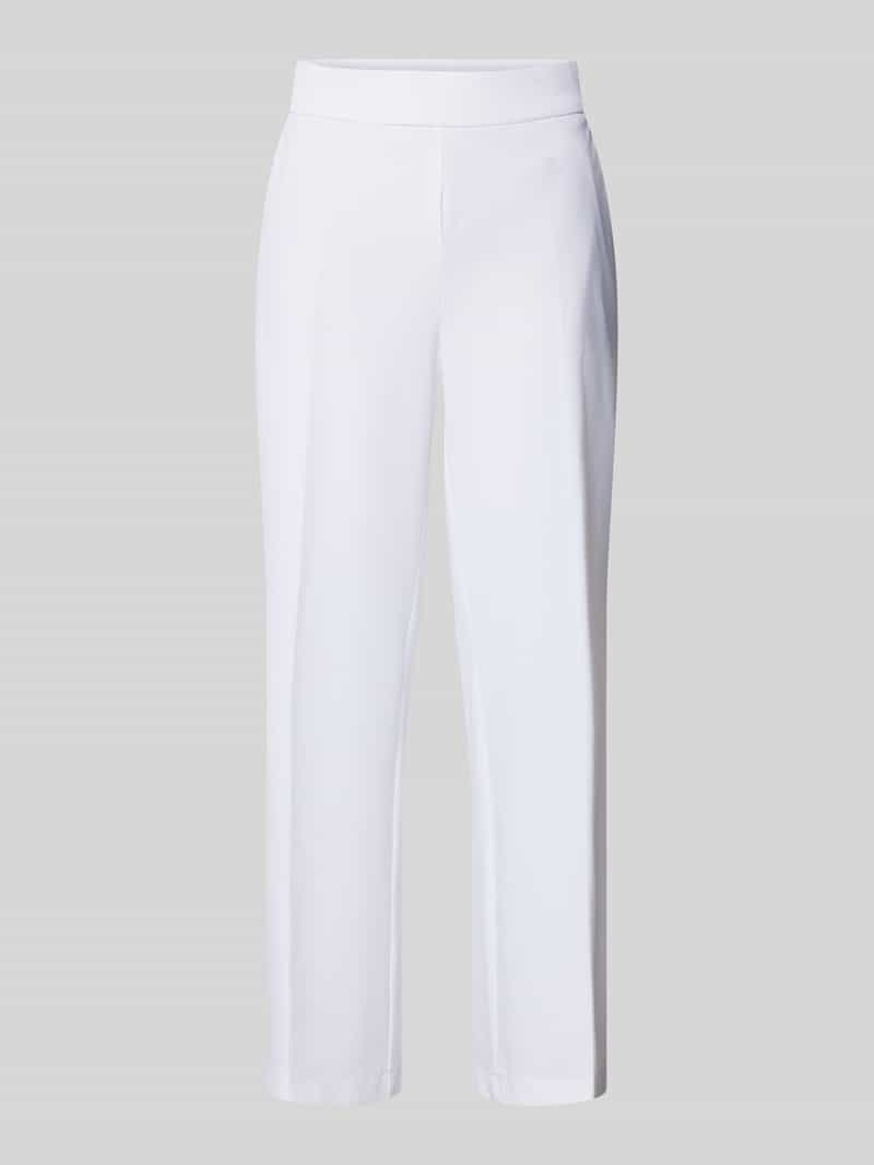 CAMBIO Regular fit stoffen broek met verkort model, model 'CAMERON'