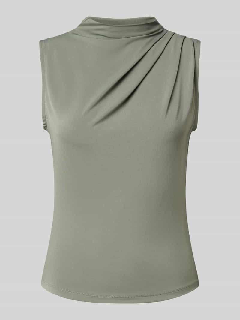 Pieces Shaped fit top met opstaande kraag model 'MADISON'