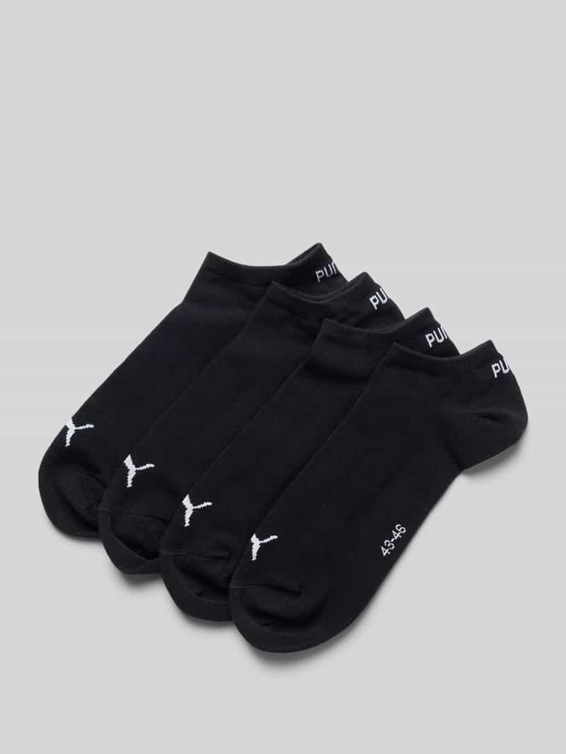 Puma Sneakersokken met labeldetail in een set van 4 paar