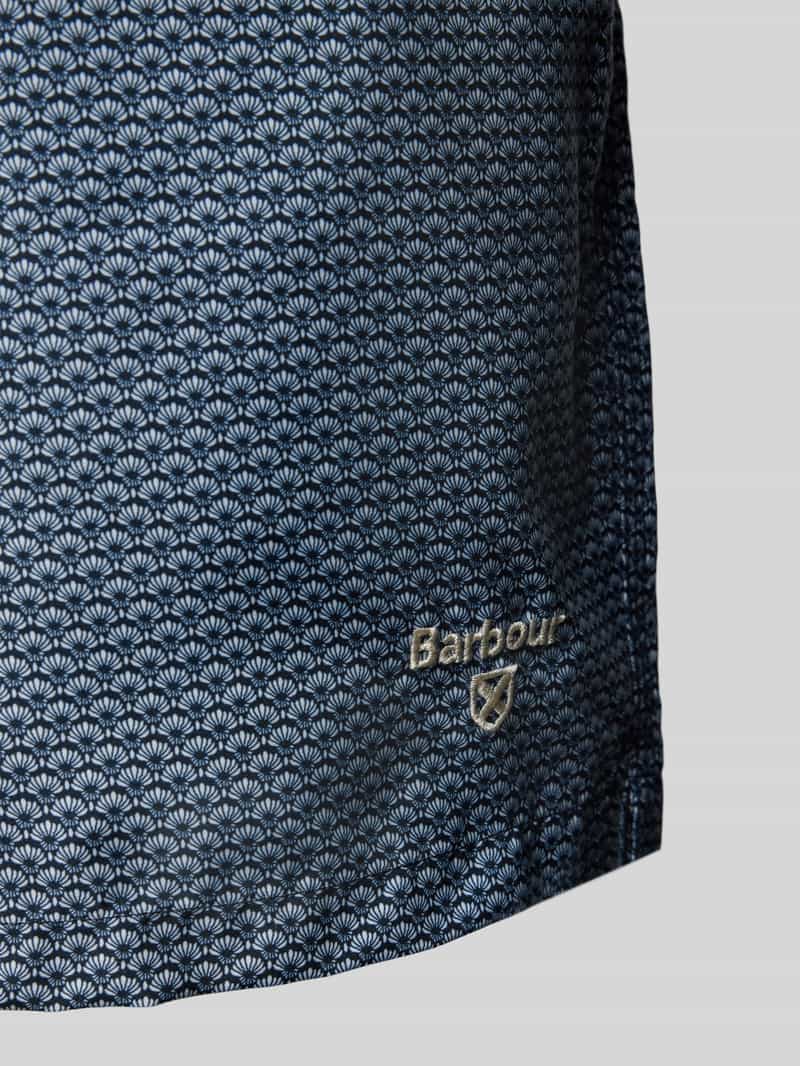 Barbour Zwembroek met labelstitching