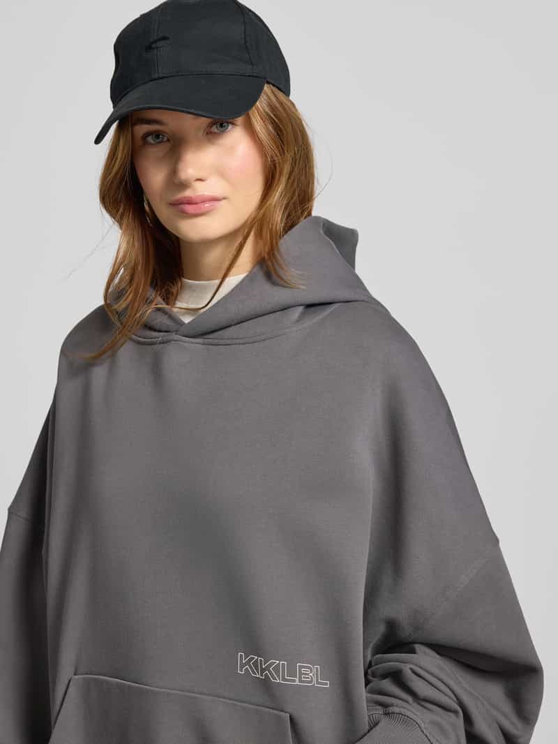 Karo Kauer Oversized hoodie met labelprint