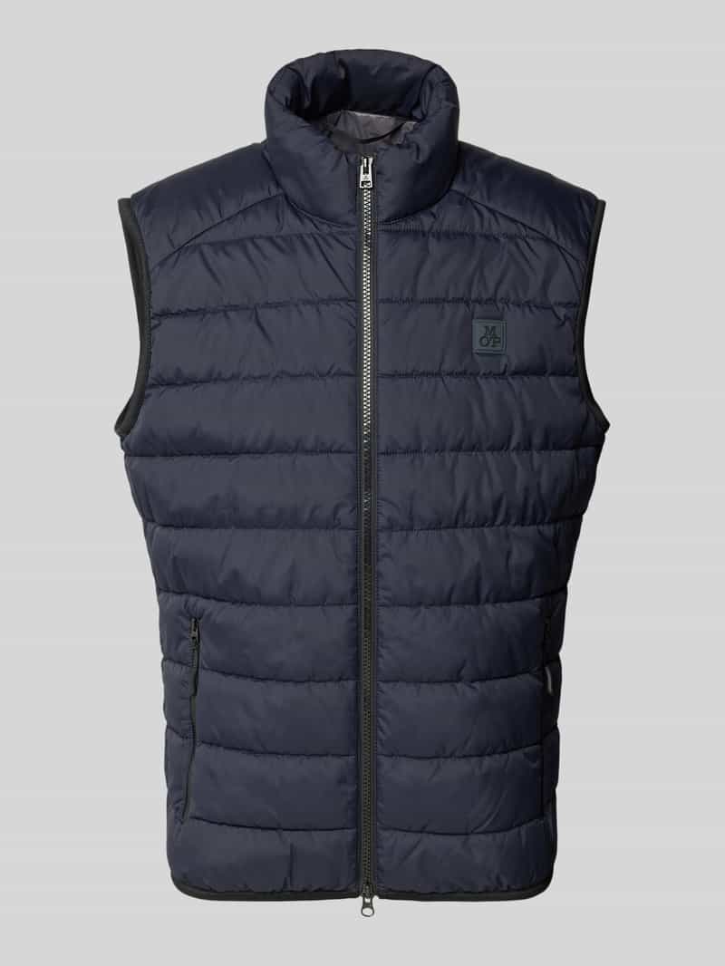 Bodywarmer met opstaande kraag